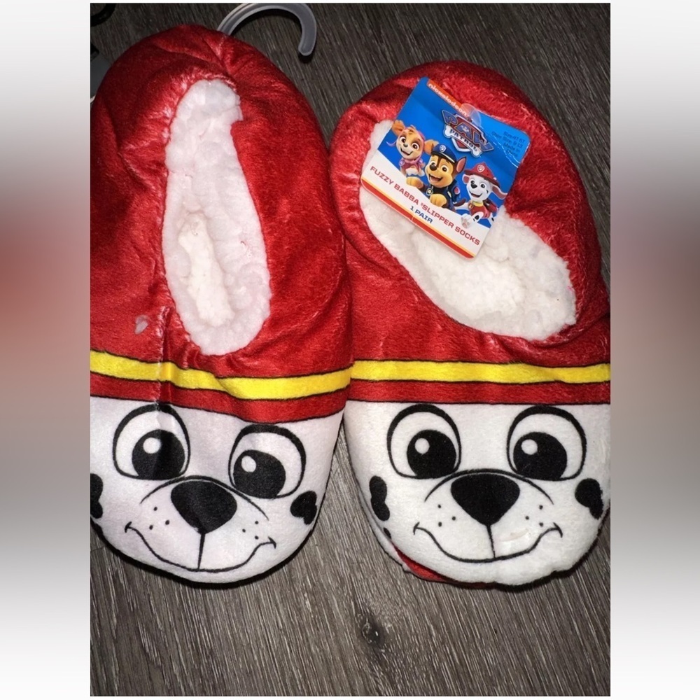 Paw Patrol Slipper Socks Slip Resistance Size Shoe 8-13 Size 4T-5T - Picture 2 of 4